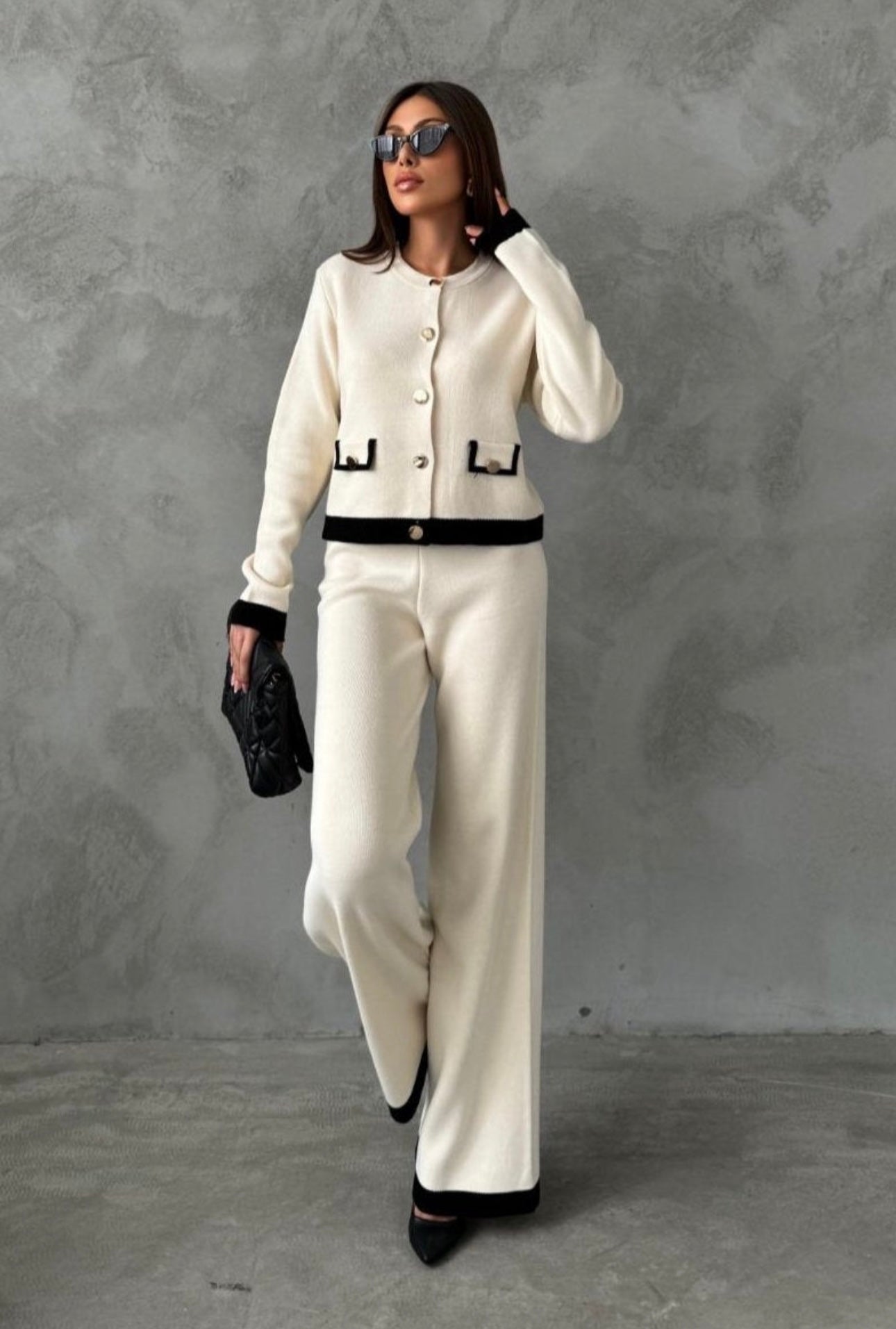 CONTRAST COLOUR CO-ORD SET