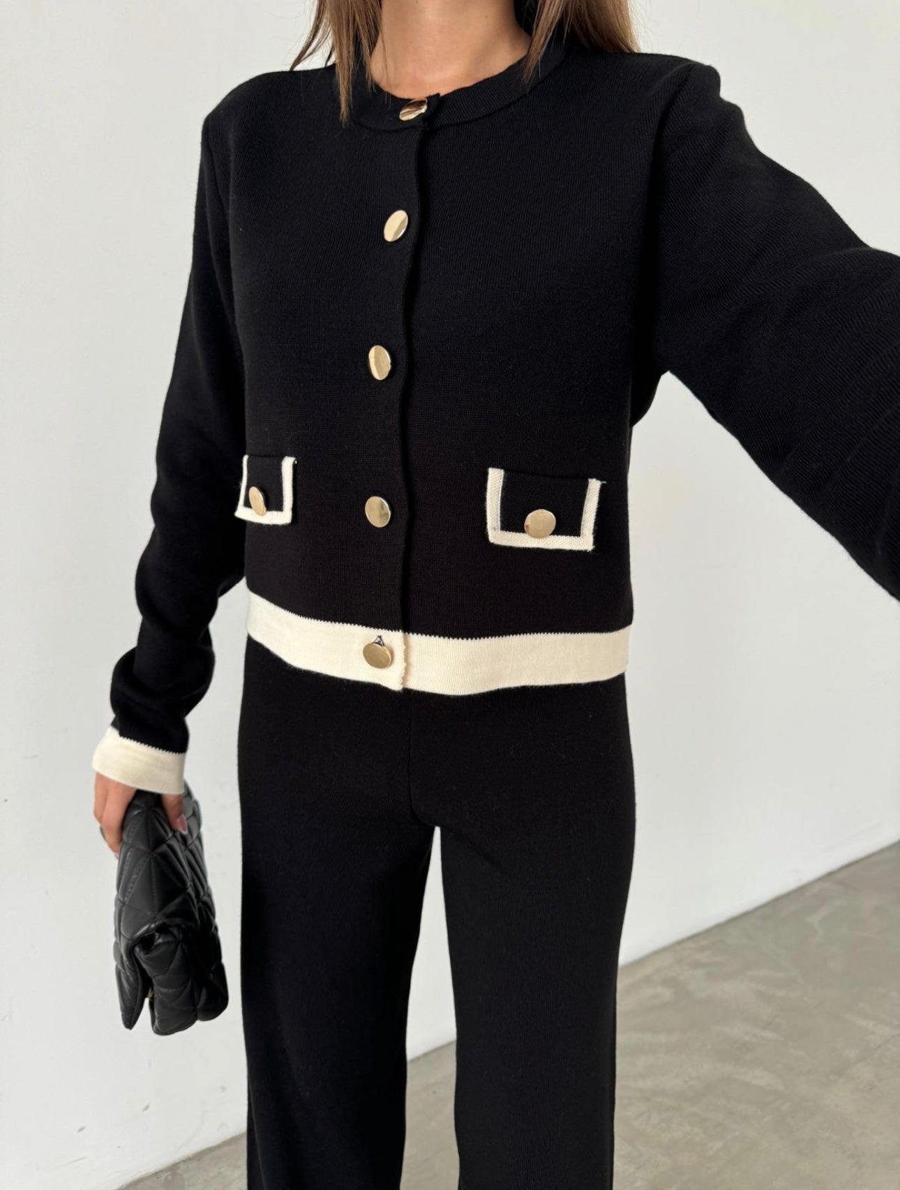CONTRAST COLOUR CO-ORD SET