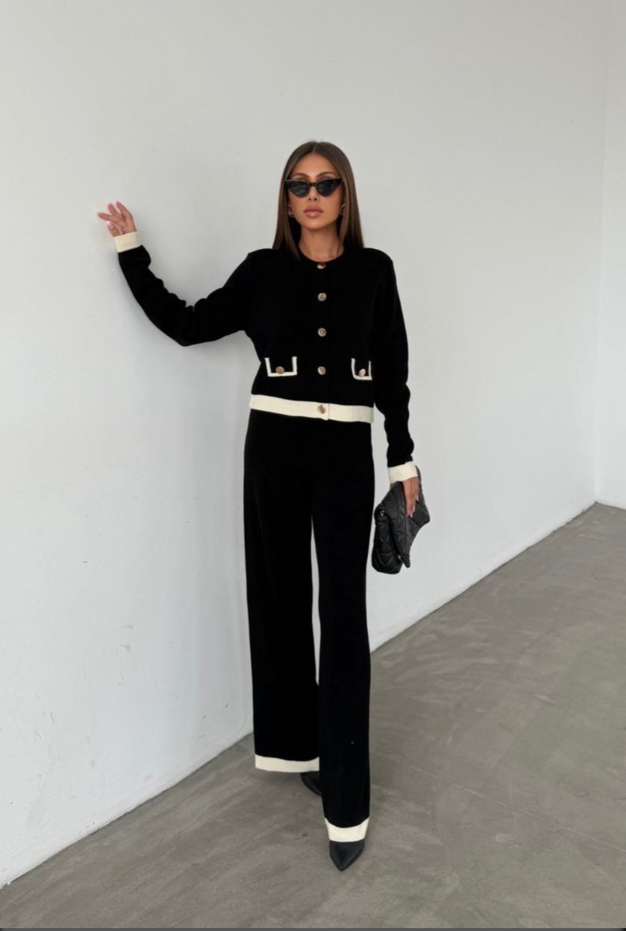 CONTRAST COLOUR CO-ORD SET