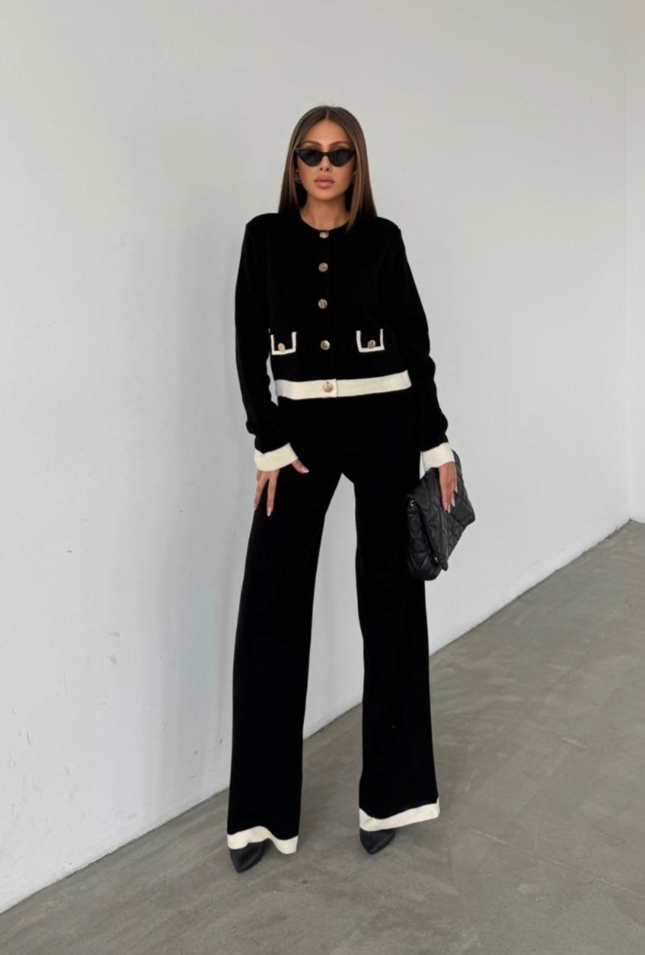 CONTRAST COLOUR CO-ORD SET