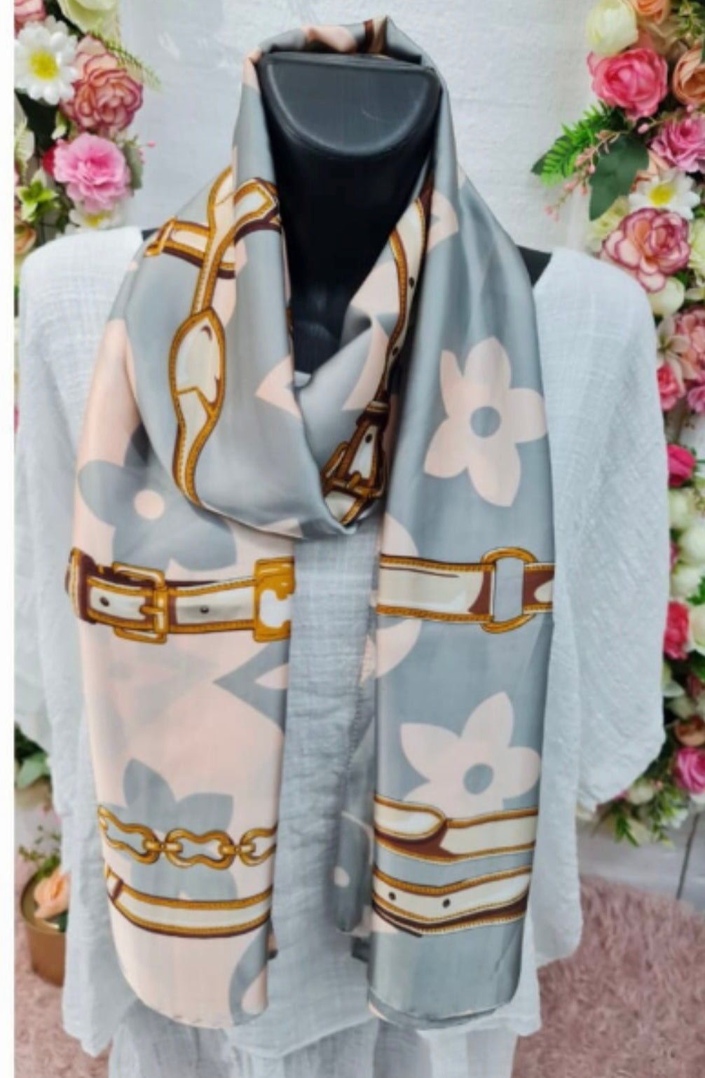 DESIGNER INSPIRED SATIN SCARVES