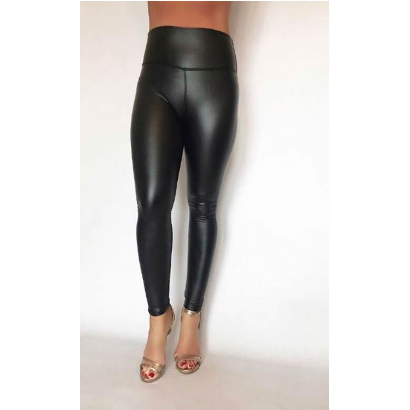 WET LOOK LEGGINGS