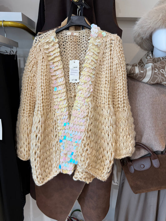 Sequin Cardigan