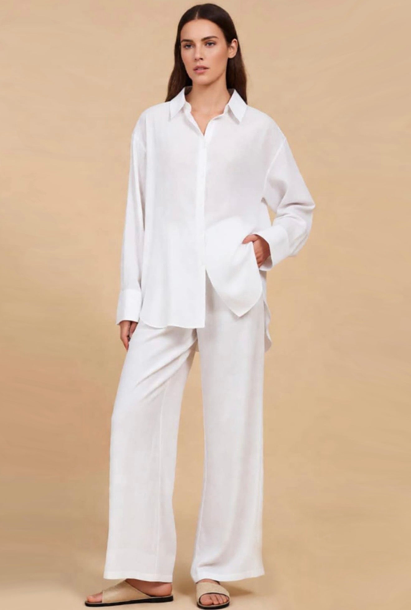 Isabella Loose Fit Blouse & Drawstring Trouser