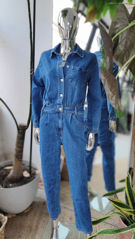 DENIM JUMPSUIT